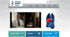 Desktop Screenshot of liverspecialtycenter.com